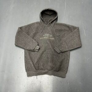 Vintage 90s made in USA Penn state university graphic fleece pullover hoodie